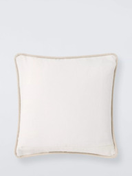 John Lewis Corded Geo Cushion, Natural - thumbnail 2