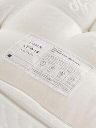 John Lewis Waitrose Wool 1800 Pillowtop Zip Link Pocket Spring Mattress, Medium Tension, King Size - thumbnail 2