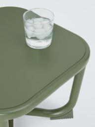 John Lewis Marcy Garden Side Table, Navy - thumbnail 3