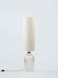 John Lewis Fulbrook Ribbed Glass Floor Lamp, Clear - thumbnail 3