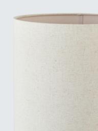 John Lewis Fulbrook Ribbed Glass Floor Lamp, Clear - thumbnail 4