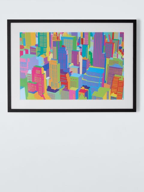 John Lewis Yoni Alter 'NYC Cityscape Day' Framed Print & Mount, 45 x 62cm, Multi - image 1