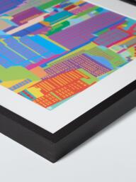 John Lewis Yoni Alter 'NYC Cityscape Day' Framed Print & Mount, 45 x 62cm, Multi - thumbnail 2