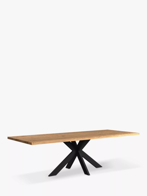 John Lewis Ripley Fixed Dining Table, Straight Edge, Solid Oak Natural Oil - image 1