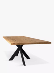 John Lewis Ripley Fixed Dining Table, Straight Edge, Solid Oak Natural Oil - thumbnail 4