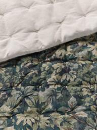 John Lewis Giardino Linen Blend Quilt, Green - thumbnail 4