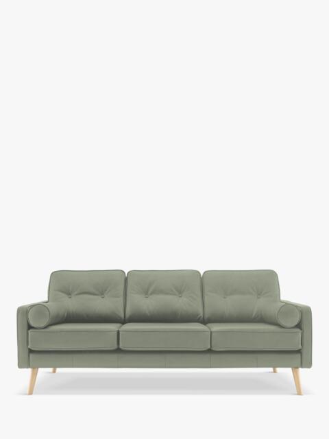 G Plan Vintage The Sixty Five Large 3 Seater Leather Sofa - image 1
