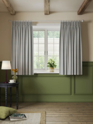 John Lewis Ticking Stripe Print Pair Lined Pencil Pleat Curtains - thumbnail 5