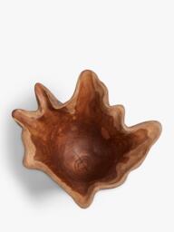 OKA Patala Teak Wood Vase, H30cm, Natural - thumbnail 3