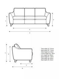 G Plan Vintage The Sixty Eight Large 3 Seater Sofa - thumbnail 2