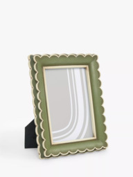 John Lewis Multi Scallop Hand Painted Photo Frame - thumbnail 1