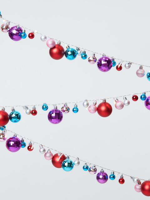 Lumineo Battery Operated 20 LED Bauble Lights, Multi
