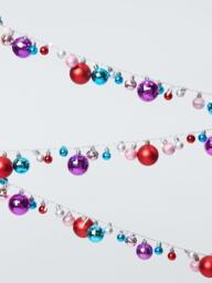 Lumineo Battery Operated 20 LED Bauble Lights, Multi - thumbnail 1