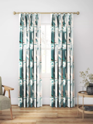 Harlequin Perspective Made to Measure Curtains or Roman Blind, Emerald/Peony - thumbnail 5