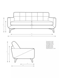 John Lewis Barbican Grand 4 Seater Leather Sofa, Light Leg - thumbnail 2