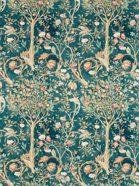 Morris & Co. Melsetter Made to Measure Curtains or Roman Blind, Indigo - image 1