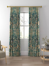 Morris & Co. Melsetter Made to Measure Curtains or Roman Blind, Indigo - thumbnail 3