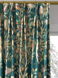 Morris & Co. Melsetter Made to Measure Curtains or Roman Blind, Indigo - thumbnail 4