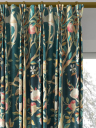 Morris & Co. Melsetter Made to Measure Curtains or Roman Blind, Indigo - thumbnail 6