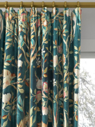 Morris & Co. Melsetter Made to Measure Curtains or Roman Blind, Indigo - thumbnail 2