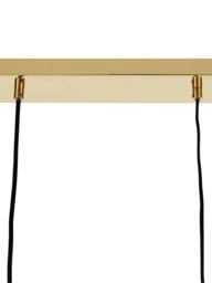 MADE Ilaria 3 Pendant Diner Ceiling Light, Blue - thumbnail 4
