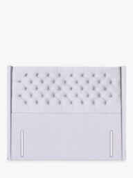 John Lewis Margot Winged Full Depth Upholstered Headboard, Small Double - thumbnail 1