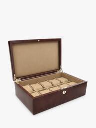 Dulwich Designs Windsor Leather 10 Piece Watch Box - thumbnail 5