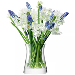 LSA International Flower Garden Posy Vase, H13cm, Clear - thumbnail 2