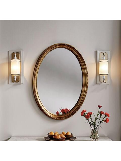 Yearn Oval Wall Mirror, 69 x 58cm - image 1