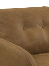 John Lewis Arlo Large 3 Seater Leather Sofa, Dark Leg - thumbnail 6