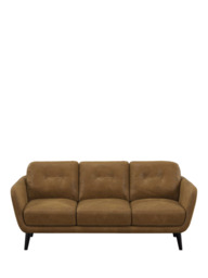 John Lewis Arlo Large 3 Seater Leather Sofa, Dark Leg - thumbnail 5