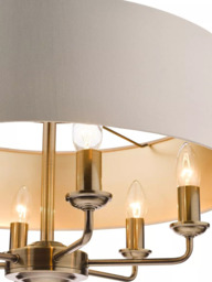 Laura Ashley Sorrento 6 Arm Ceiling Light - thumbnail 5