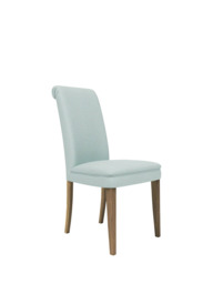 John Lewis Emily Dining Chair, Smoked Oak Leg, Cervo Mist - thumbnail 1