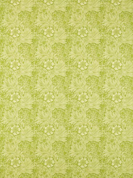 Morris & Co. Ben Pentreath Marigold Made to Measure Curtains or Roman Blind, Cream/Sap Green