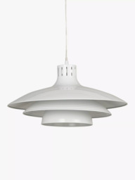 John Lewis Stockholm Large Ceiling Light, White - thumbnail 3