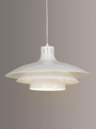 John Lewis Stockholm Large Ceiling Light, White - thumbnail 1