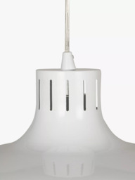 John Lewis Stockholm Large Ceiling Light, White - thumbnail 6