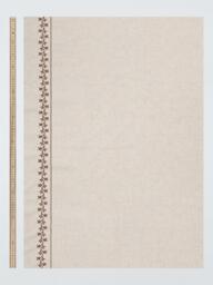 John Lewis Georgie Floral Embroidered Edge Pair Slot Top Unlined Curtains - thumbnail 4