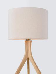 John Lewis Havelle Ash Wood Table Lamp, Natural - thumbnail 3