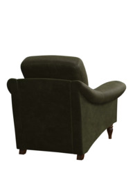 John Lewis Camber Leather Armchair, Dark Leg - thumbnail 4