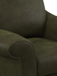 John Lewis Camber Leather Armchair, Dark Leg - thumbnail 6
