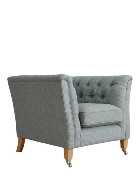 Laura Ashley Chatsworth Armchair, Oak Leg - image 1