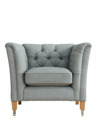 Laura Ashley Chatsworth Armchair, Oak Leg - thumbnail 3