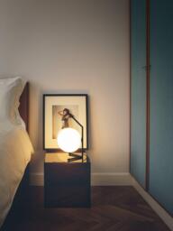 Flos Opaline Glass Globe Low Table Lamp - thumbnail 2