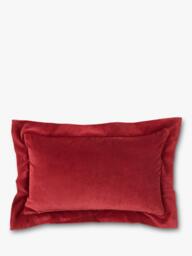 Truly Velvet Rectangular Cushion Cover, Red - thumbnail 1