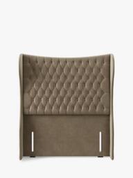 Hypnos Elizabeth Extra Wide Upholstered Headboard, Double - thumbnail 1
