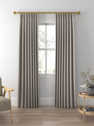 Sanderson Linden Made to Measure Curtains or Roman Blind, Pebble - thumbnail 3