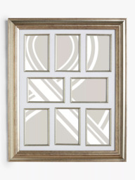 "John Lewis Multi Photo Frame, 4 x 6"" (10 x 15cm), 8 Photo, Champagne" - thumbnail 1