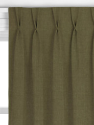 John Lewis Cotton Blend Made to Measure Curtains or Roman Blind, Avocado - thumbnail 4