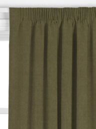 John Lewis Cotton Blend Made to Measure Curtains or Roman Blind, Avocado - thumbnail 2
